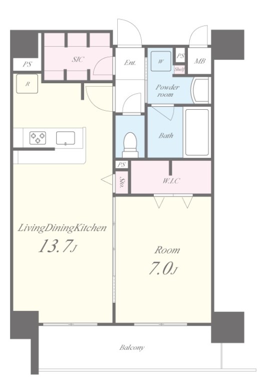セファ上本町の間取り