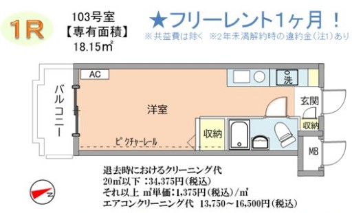 ドミトリ武蔵関の間取り