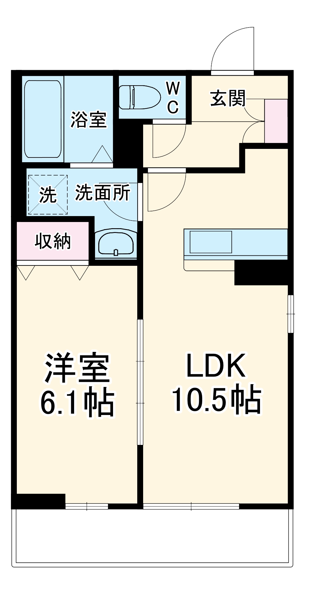 (仮称)昭和町新築マンションの間取り
