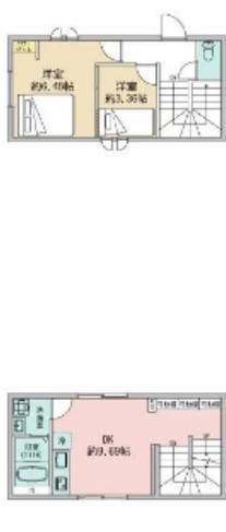 プラスドア東中野の間取り