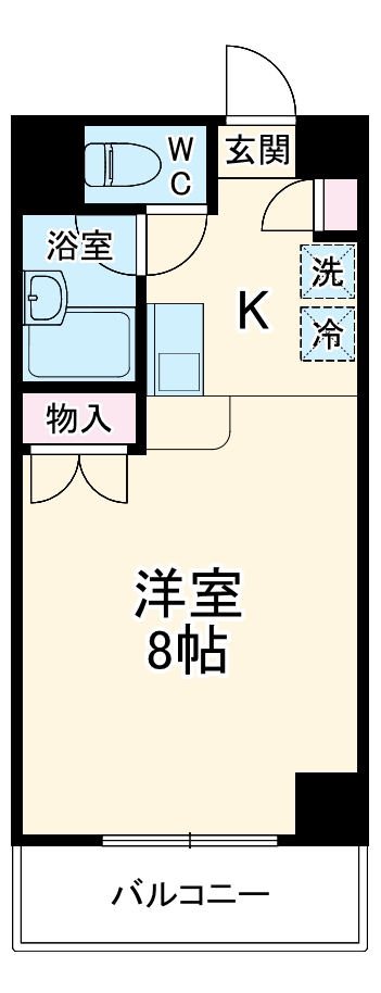 アクシス古淵の間取り