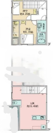 プラスドア東中野の間取り