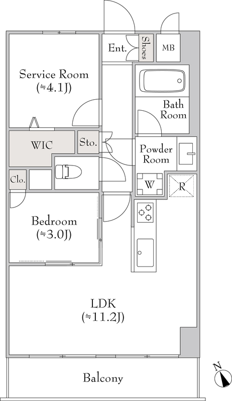 アストラルH.T.Kの間取り
