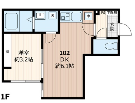 オリム新柏の間取り