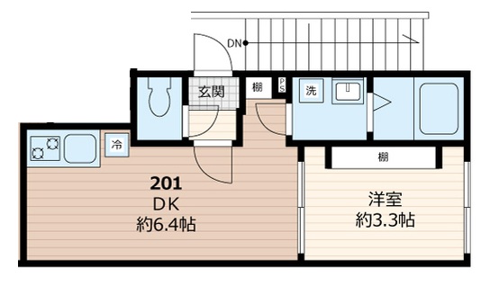 オリム新柏の間取り