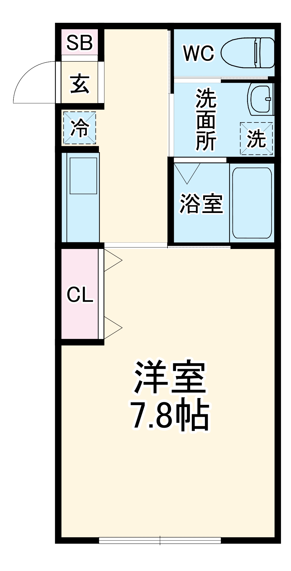 Ambition松戸の間取り