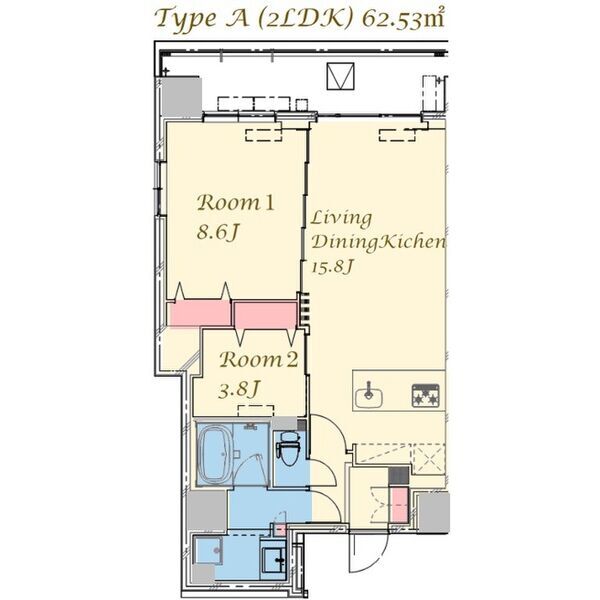 スプランディッド上野Northの間取り