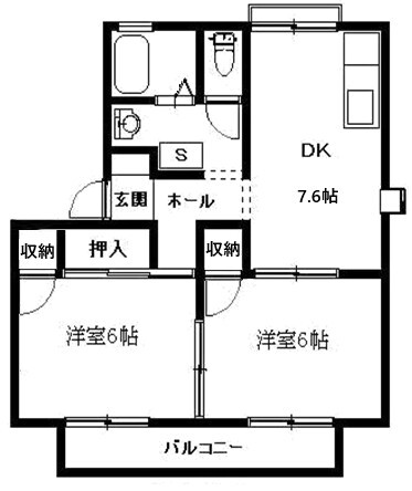 メゾン小林3の間取り
