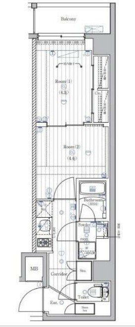 ＰＲＥＭＩＵＭ　ＣＵＢＥ　西荻窪＃ｍｏの間取り