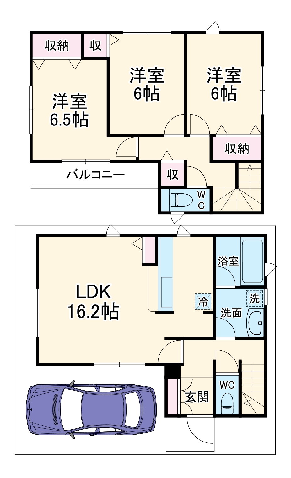 Sumai-to大和市代官01の間取り