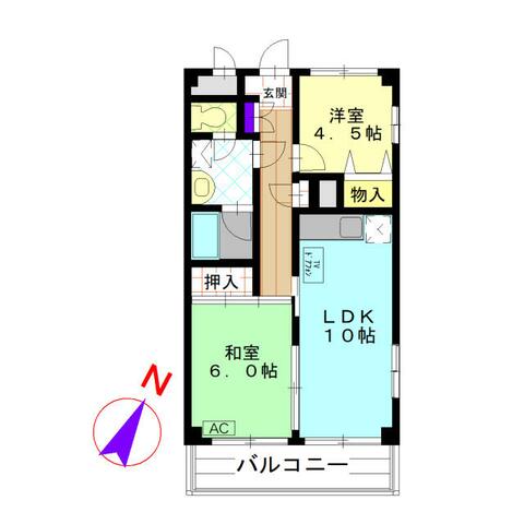 パストラル綾瀬の間取り
