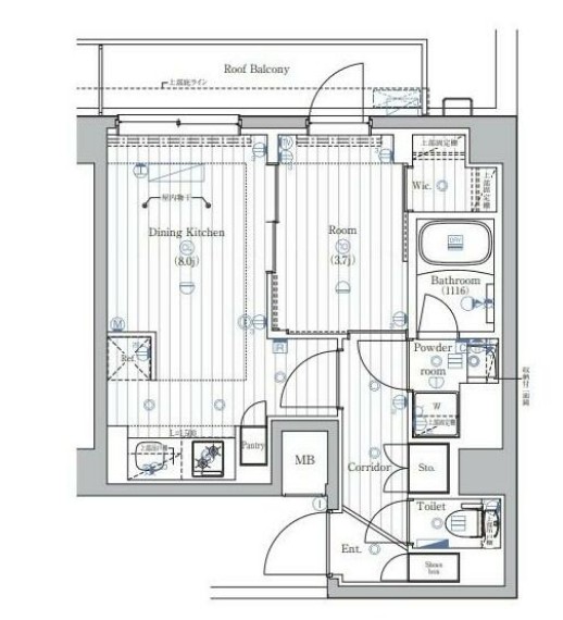 PREMIUM CUBE 西荻窪#moの間取り