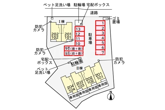 2/8 駐車場
