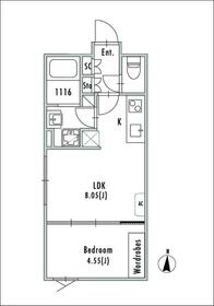 GRAN PASEO大崎戸越銀座Ⅰの間取り