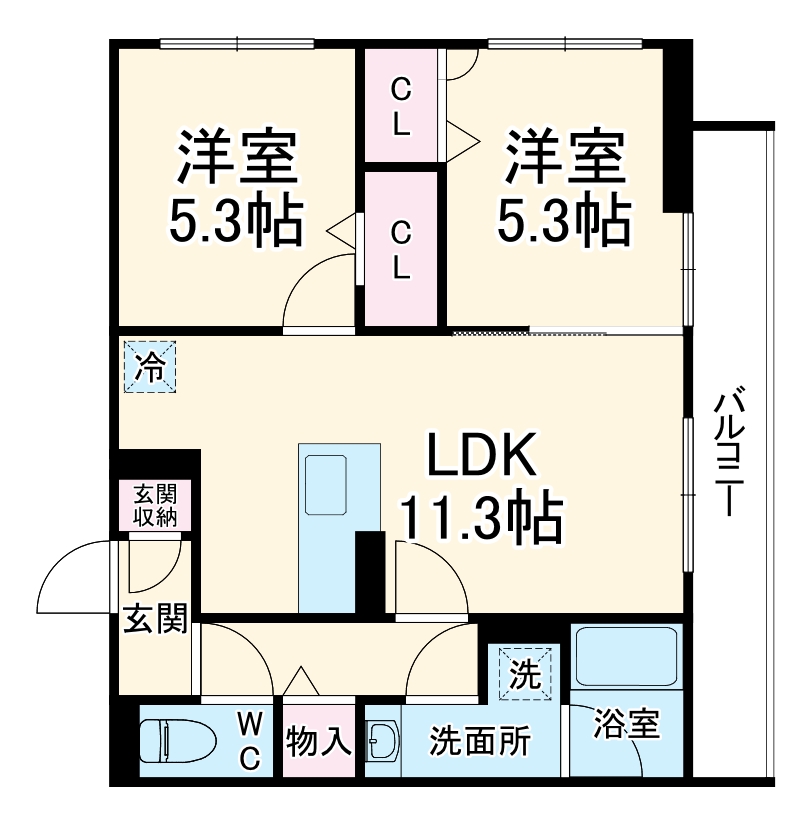 エリシアガーデンの間取り
