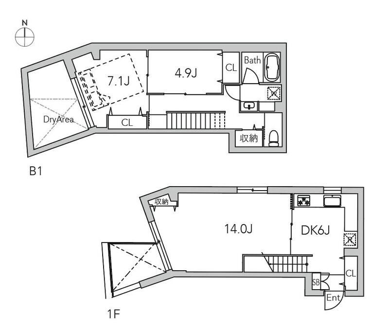 GrandStory用賀2の間取り