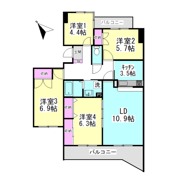 ライムライト松風台3の間取り