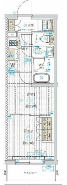 GENOVIA世田谷桜の間取り