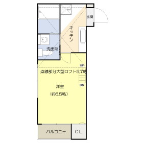 コンパートメントハウス鳩ヶ谷Ⅰの間取り