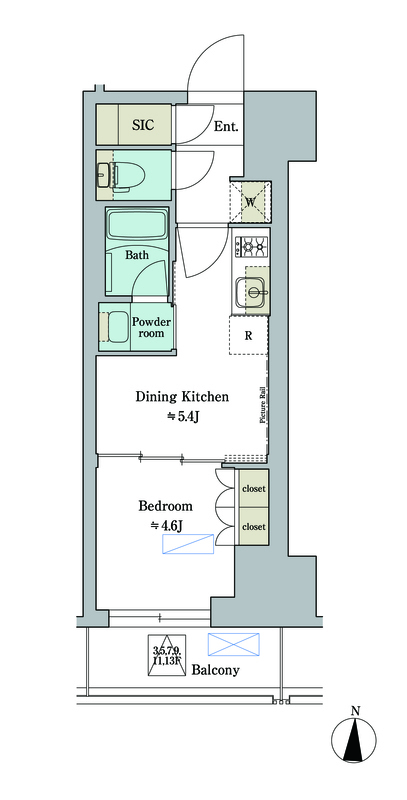Brillia ist 錦糸公園の間取り