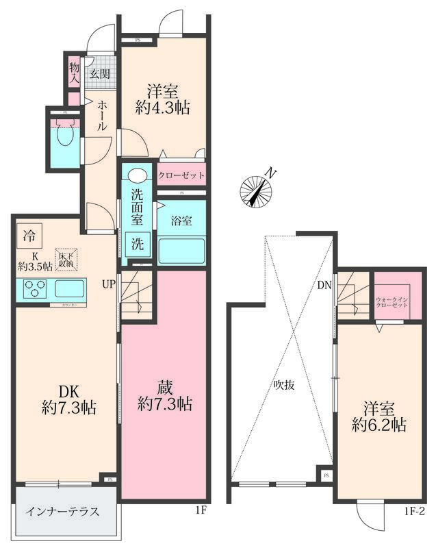 仮)日野市東平山 新築工事の間取り