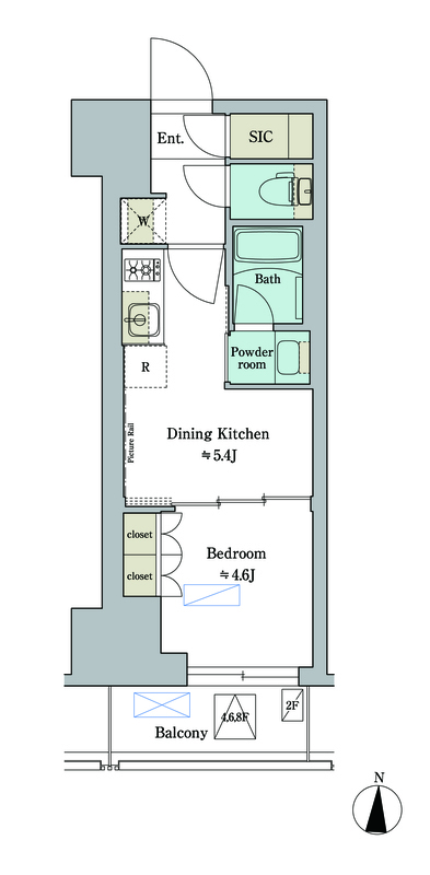 Brillia ist 錦糸公園の間取り