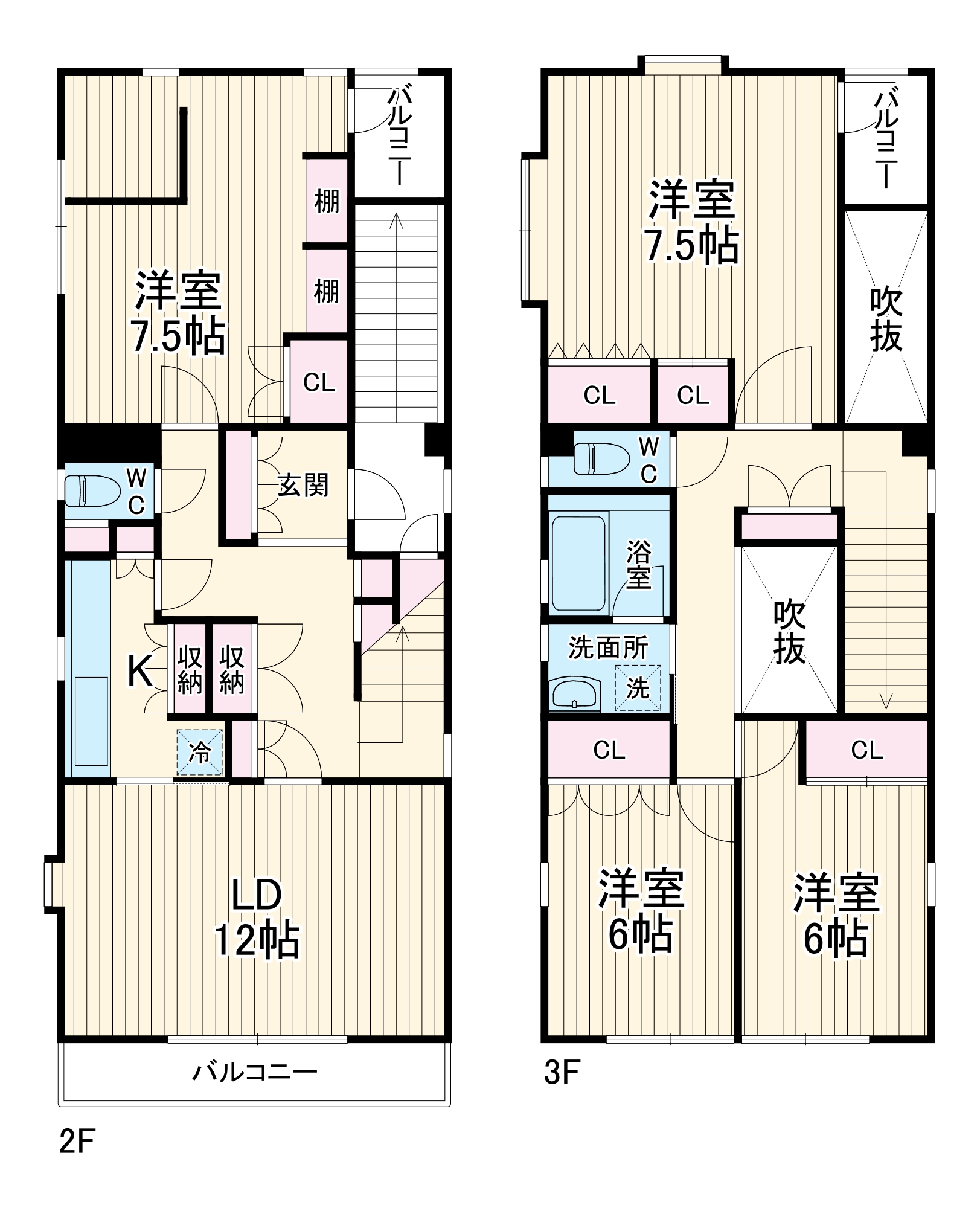 ラフィネ藤沢の間取り