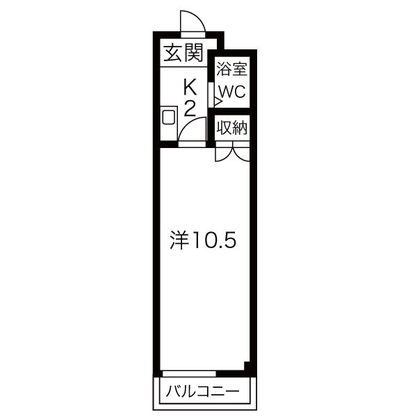 ハイツMAOの間取り
