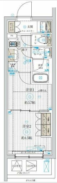GENOVIA世田谷桜の間取り
