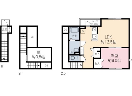 (仮称)四葉1丁目パレスの間取り