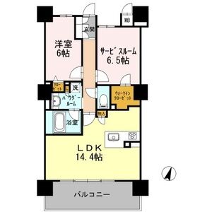 ロイヤルパークスERささしま SOUTHの間取り