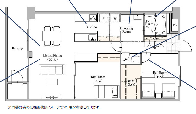 PLENDY浦和別所の間取り