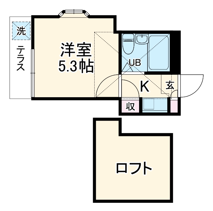 green leaf習志野の間取り