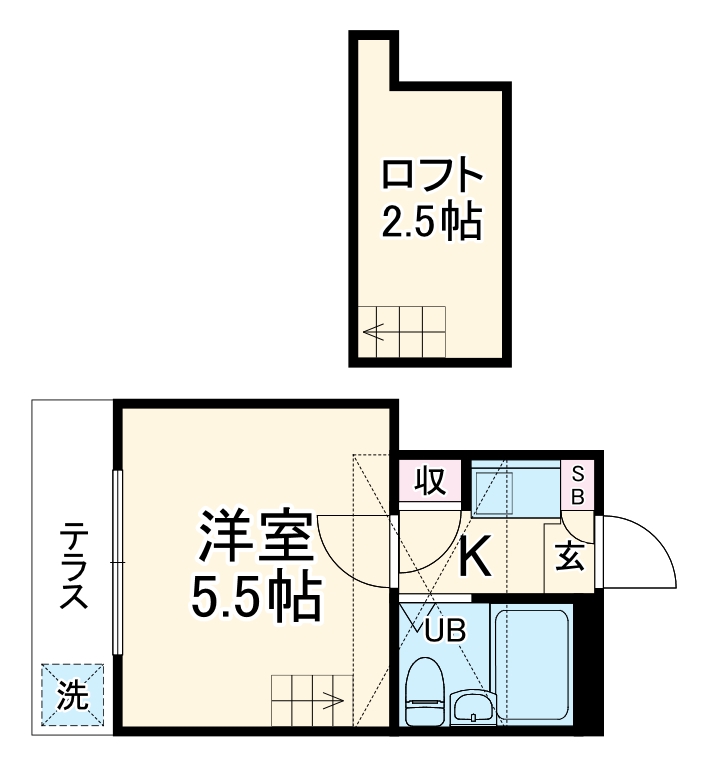 green leaf習志野の間取り