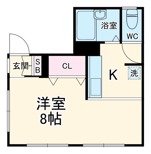 シャンテ千葉中央の間取り