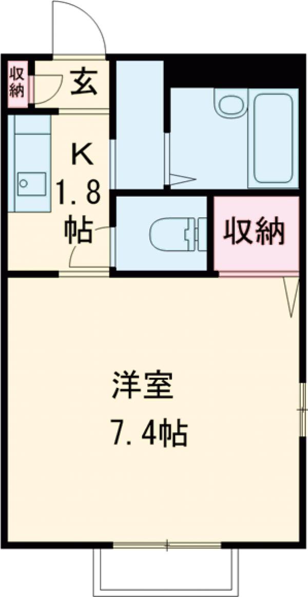 West Houseの間取り