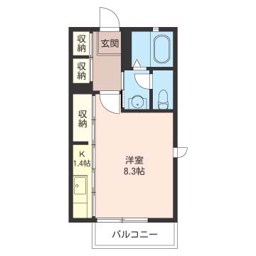 メゾン・くおりすの間取り