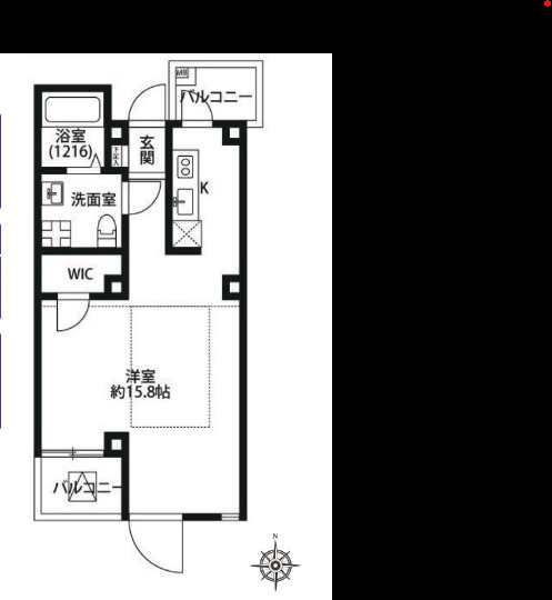 プレールドゥーク門前仲町の間取り