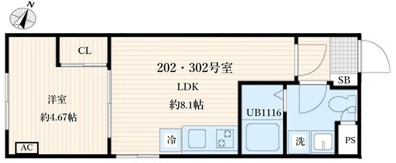 Aglaia要町の間取り