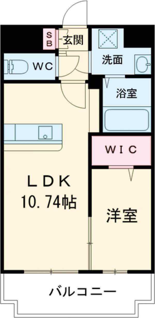 LIBTH安里Ⅱの間取り