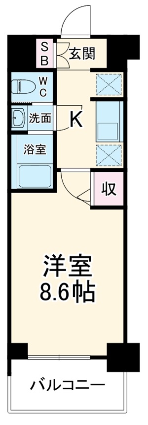 キンブリッジ京都千本丸太町の間取り