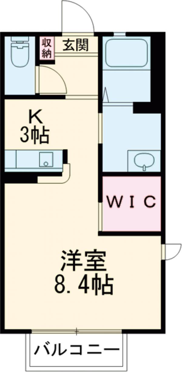 グランパルテールCの間取り