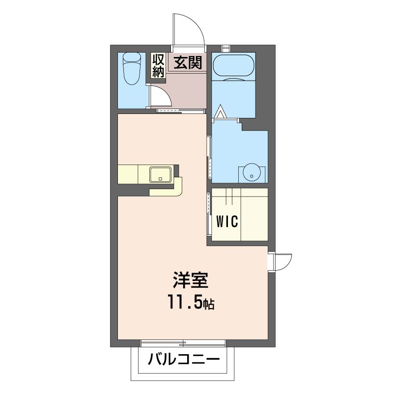 グランパルテールAの間取り