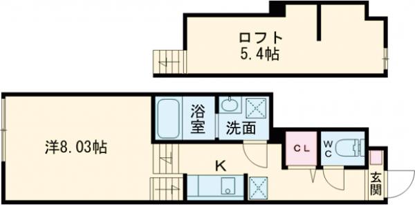 シャンテ上北沢の間取り