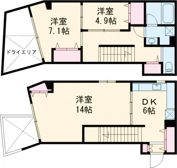 GrandStory用賀Ⅱの間取り