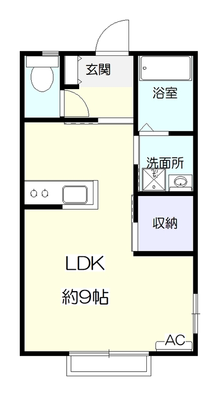 アズールGOTOの間取り