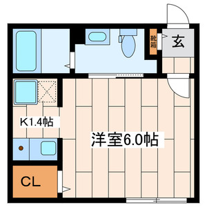 モデュロール渋谷本町の間取り
