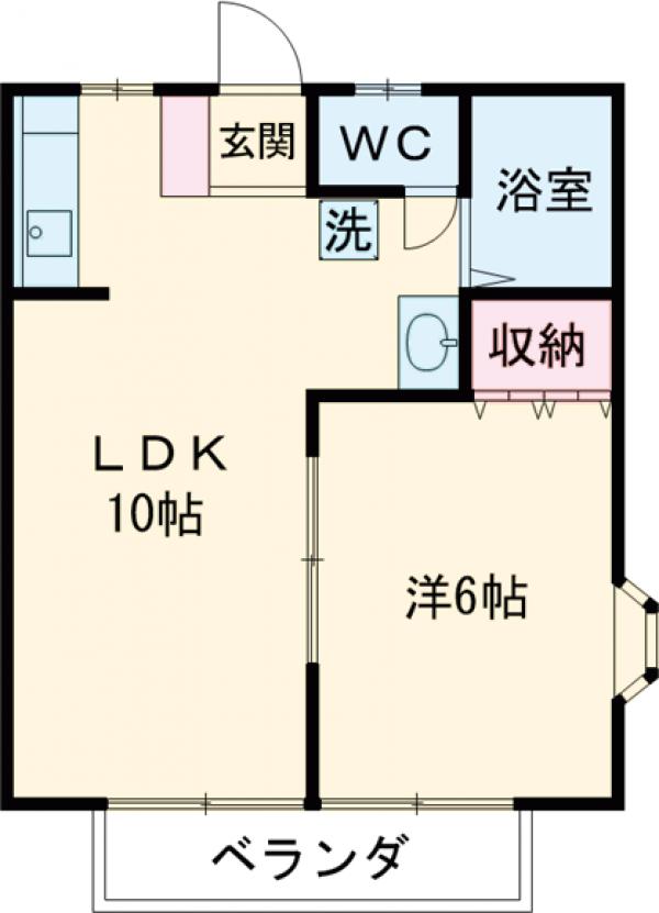 リヴィエラAの間取り