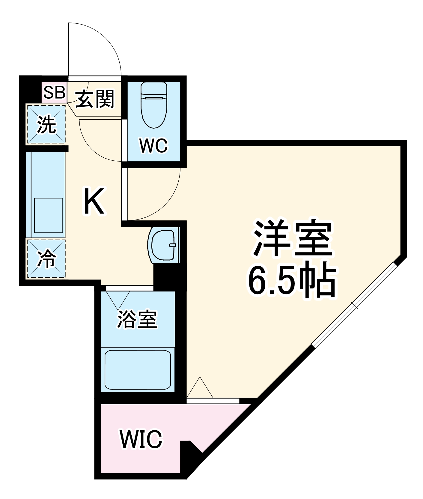 エクセラン上本郷Ⅰの間取り