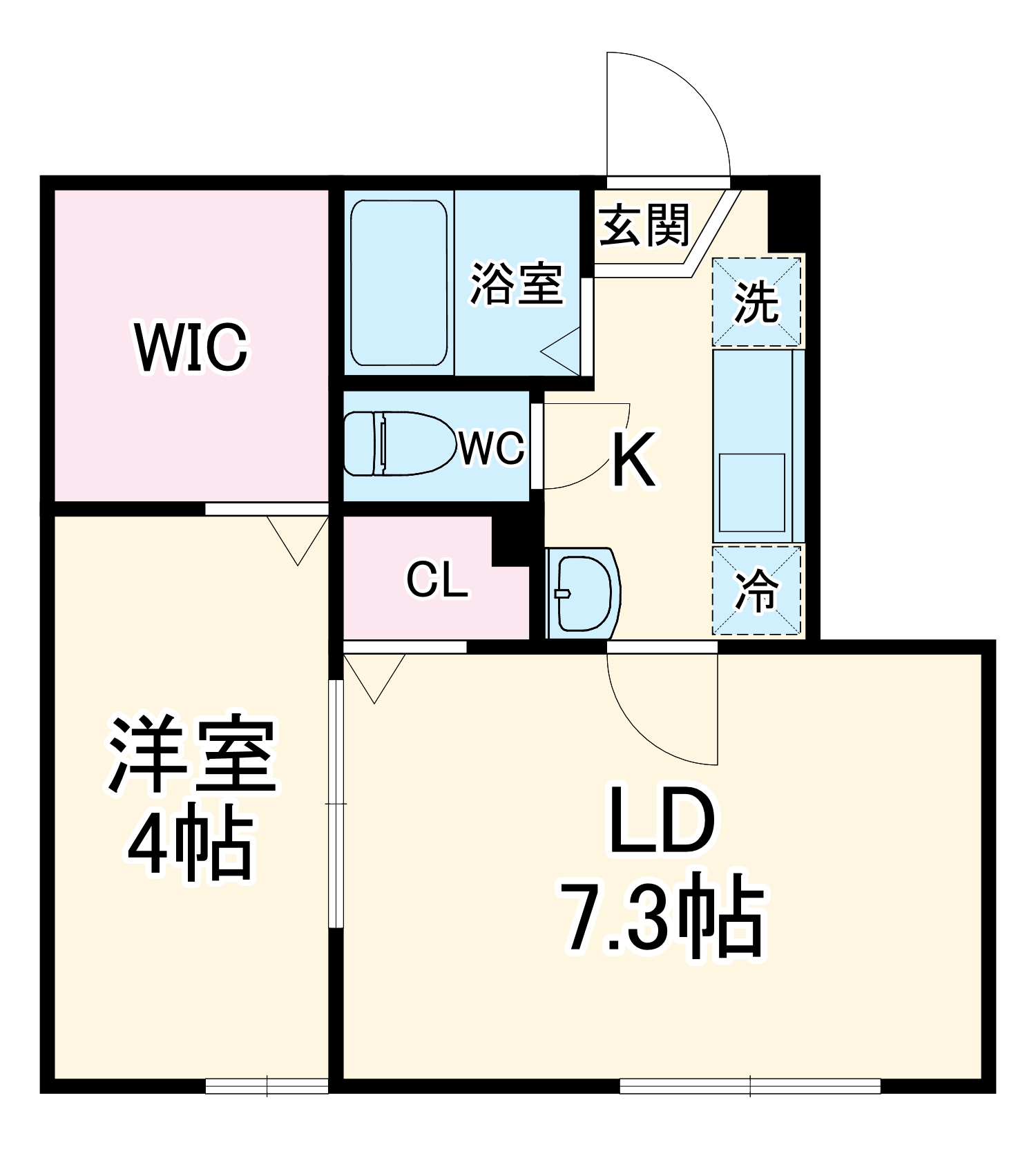 エクセラン上本郷Ⅰの間取り